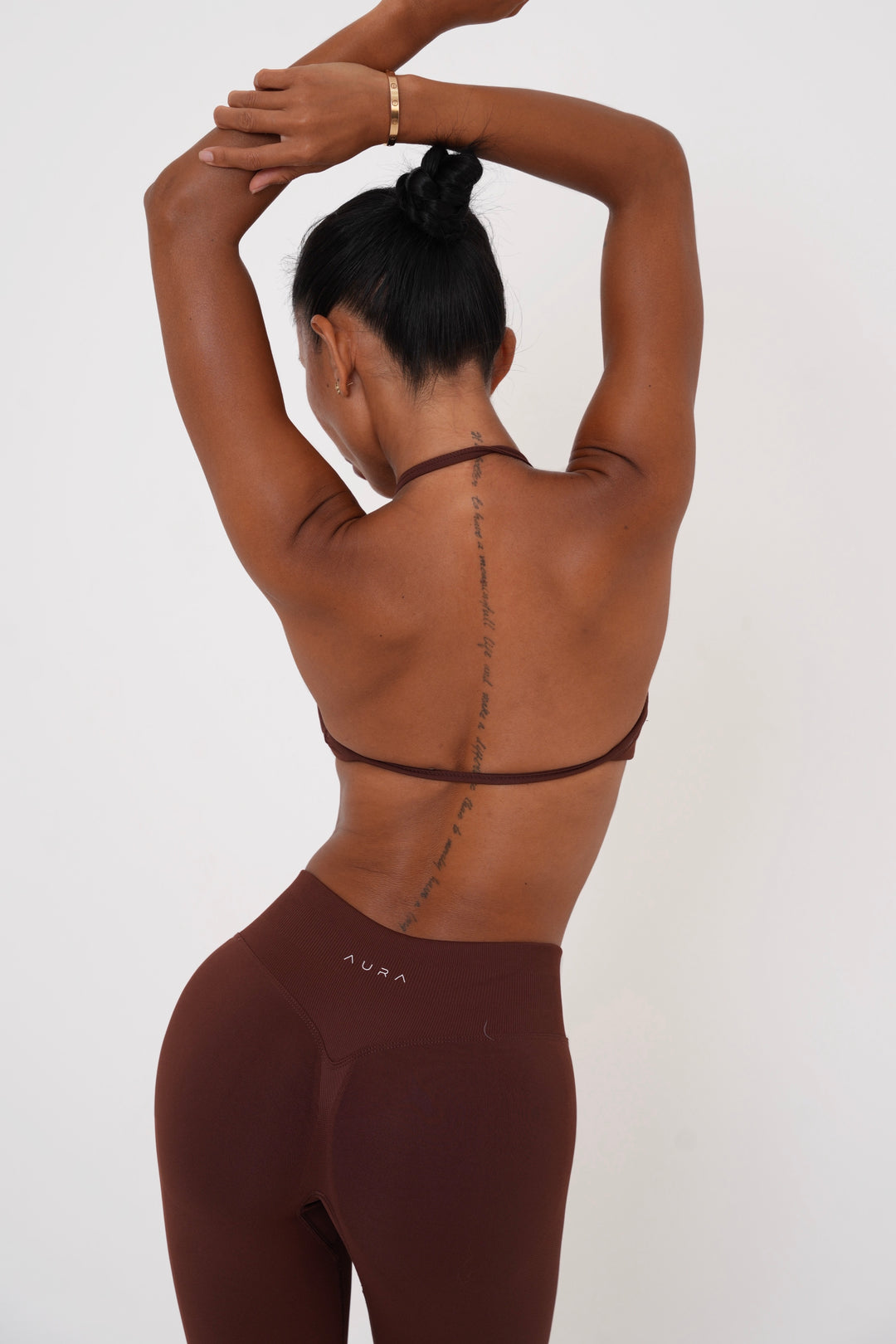 Form Strappy Bra — Cocoa