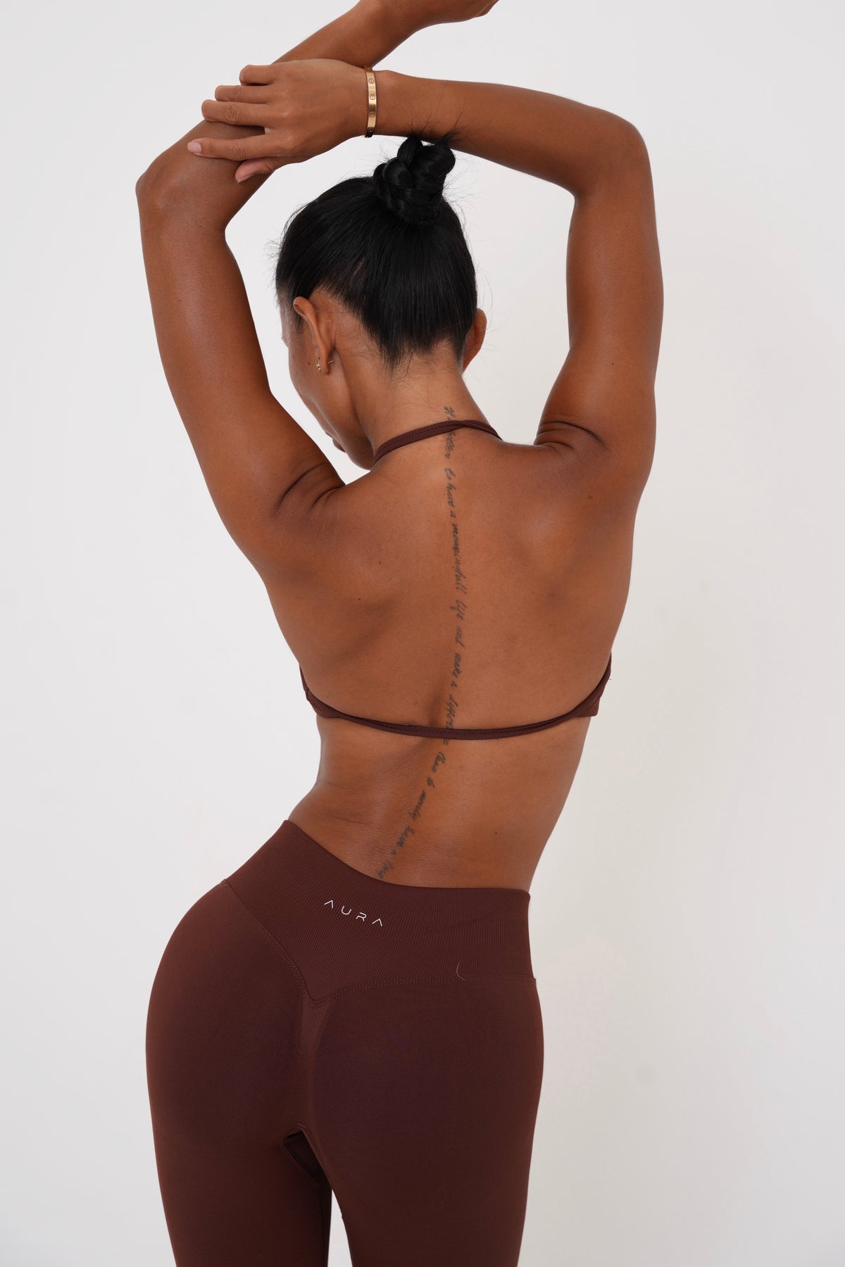 Form Strappy Bra — Cocoa