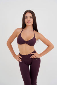 Form Micro Bra, Merlot