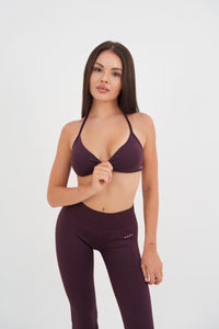 Form Micro Bra, Merlot