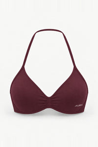 Form Micro Bra, Merlot ghost mannequin