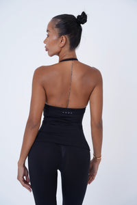 Form Strappy Top — Black