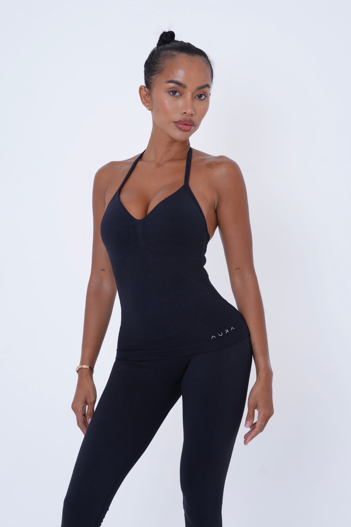 Form Strappy Top — Black
