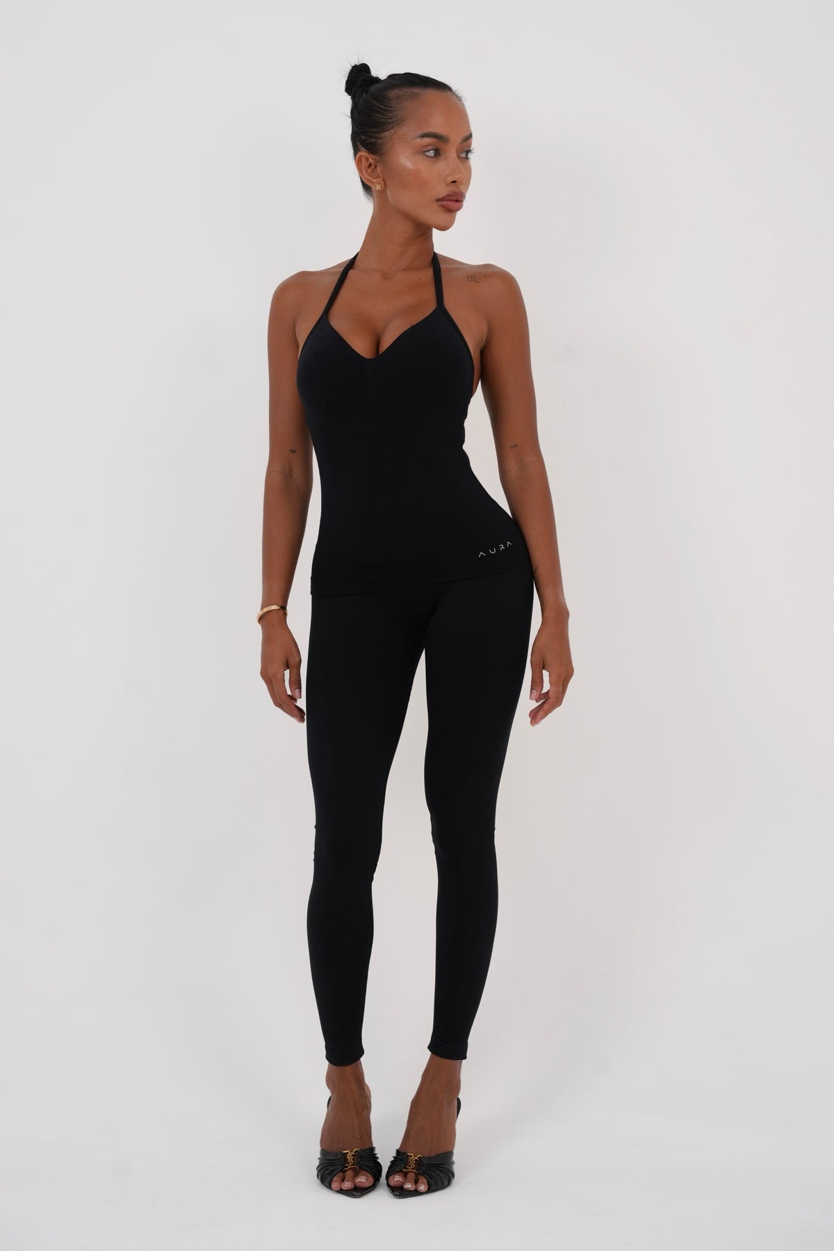 Form Strappy Top — Black