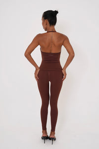 Form Strappy Top — Cocoa