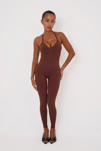 Form Strappy Top — Cocoa