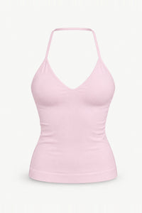 Form Strappy Tank, Pink Blush ghost mannequin