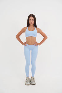 Form V Waist Scrunch Leggings, Lagoon