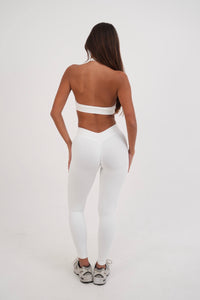 Form V Waist Scrunch Leggings, White