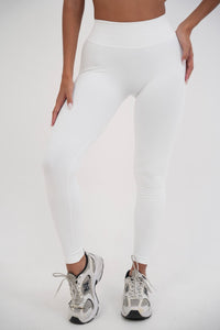Form V Waist Scrunch Leggings, White