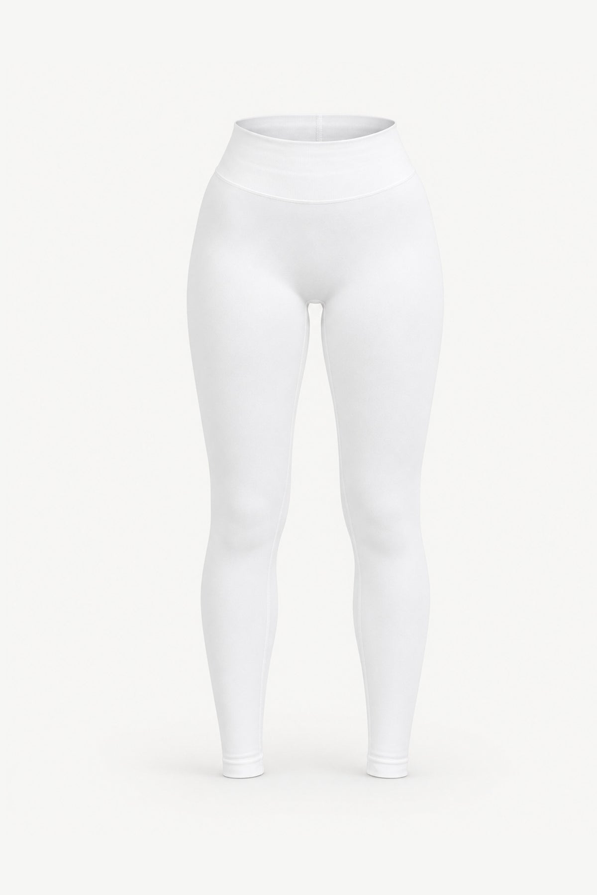 Form V Waist Scrunch Leggings, White ghost mannequin