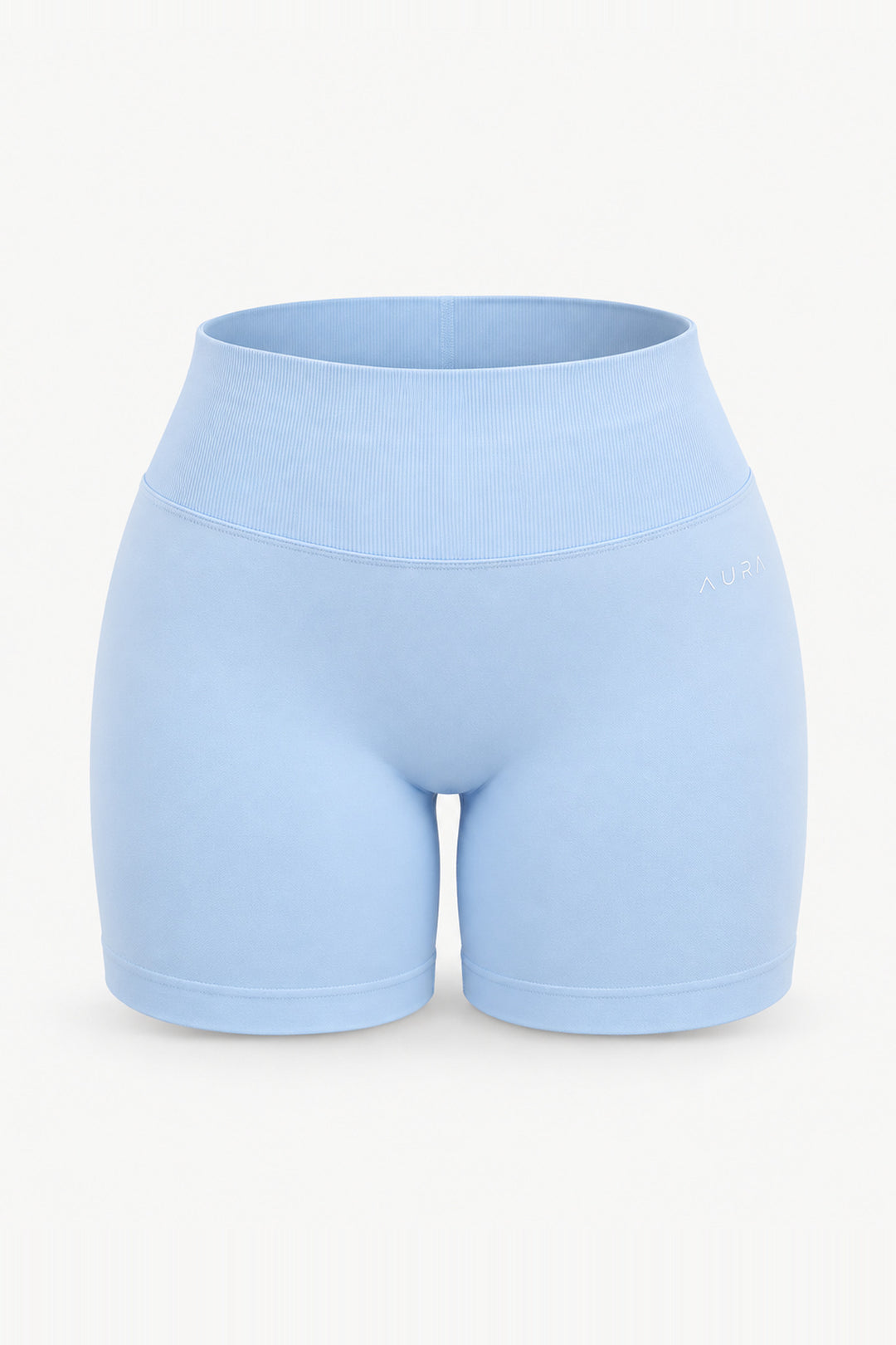 Form V Waist Scrunch Shorts, Lagoon ghost mannequin