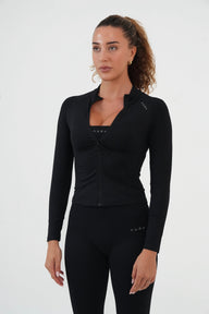 Form Zip Jacket — Black
