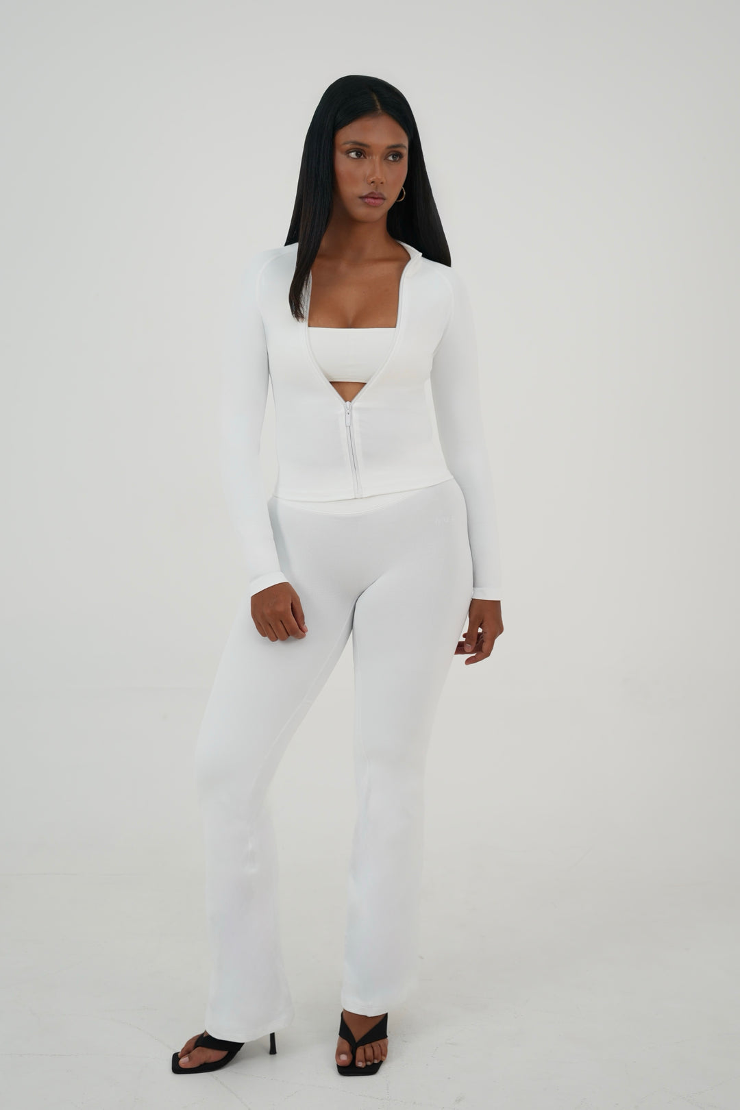 Form Zip Jacket — White