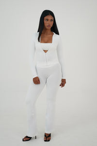 Form Zip Jacket — White