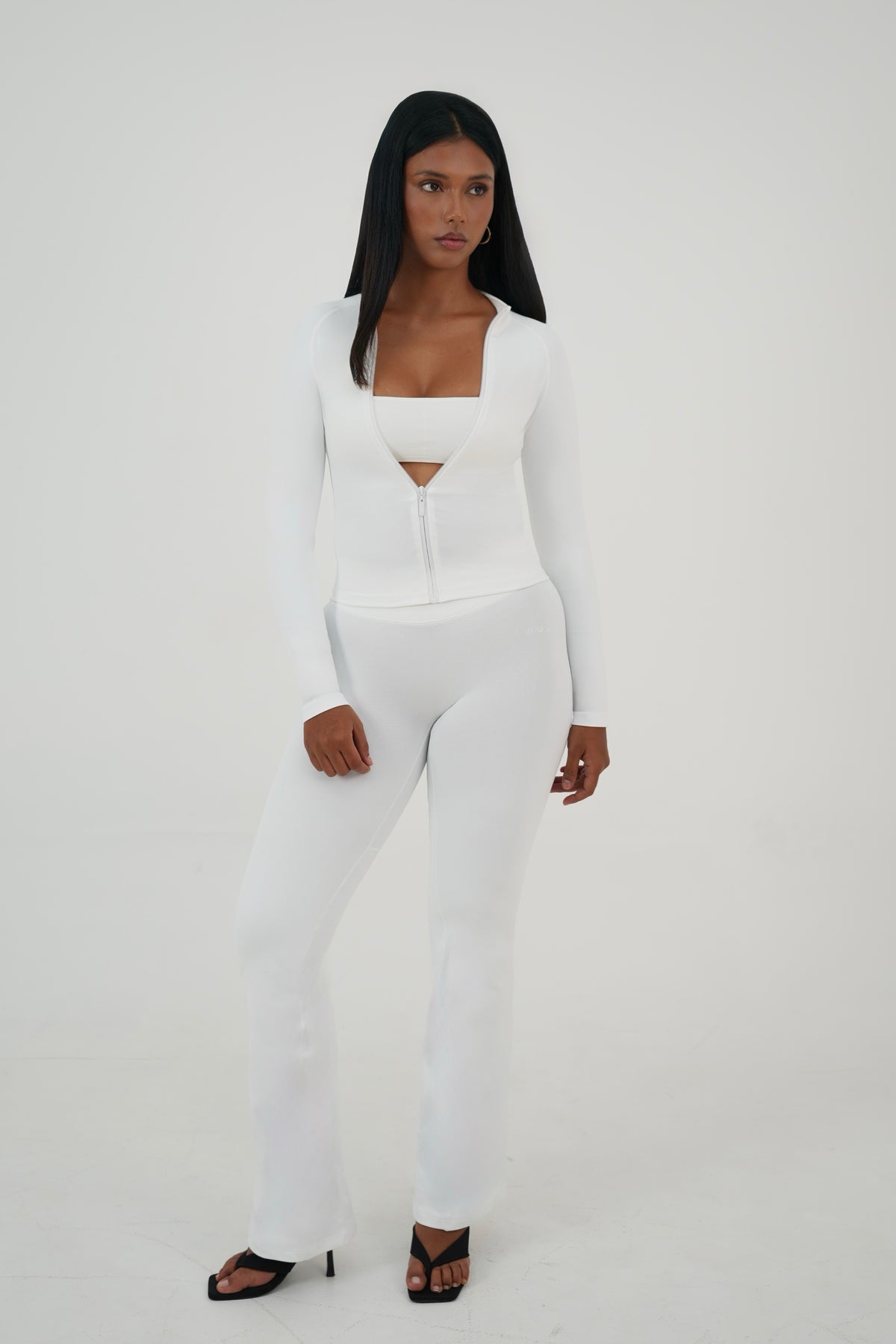 Form Zip Jacket — White